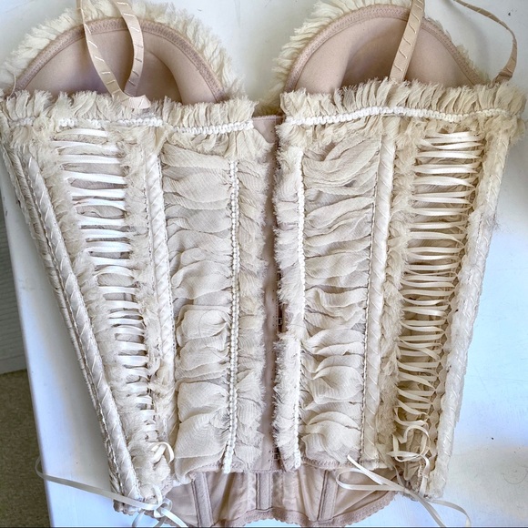 Elie Tahari Silk Corset Strapless Top, Tag L Fit S - Picture 6 of 8